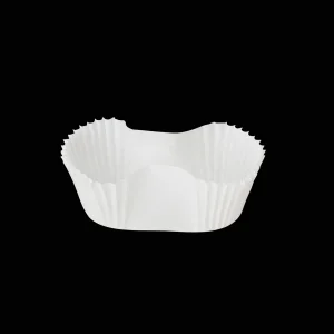 クックペーパーカップ 小判(大) 白 500枚入  (W63151)