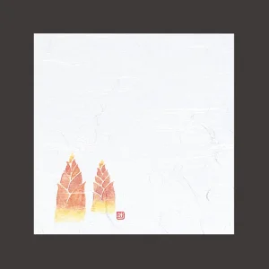 4寸雲竜敷紙 たけのこ  (100枚入)  (W64409)
