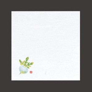 4寸雲竜敷紙  かぶ  (100枚入)  (W64427)