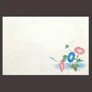 尺3雲竜和紙懐石まっと 四季  朝顔 (50枚入)  (W64472)