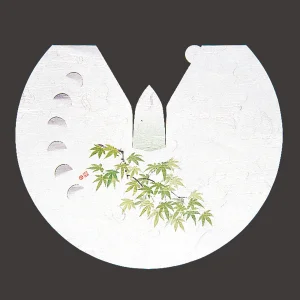 雲竜和紙花えぼし 青もみじ  (100枚入)  (W64537)