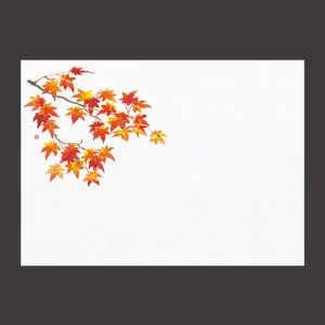 遠赤保鮮紙(小)紅葉 (100枚入)  (W64563)