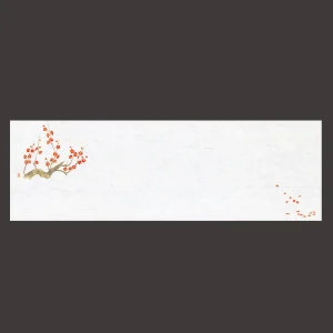 お料理四季紙  梅  (100枚入)  (W64584)