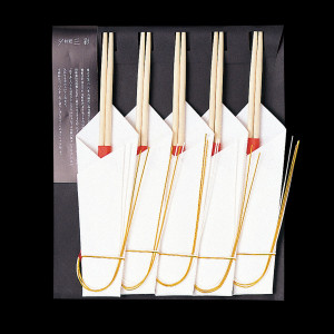 お祝い箸  麗(うらら)白  (5膳入)  (W64626)