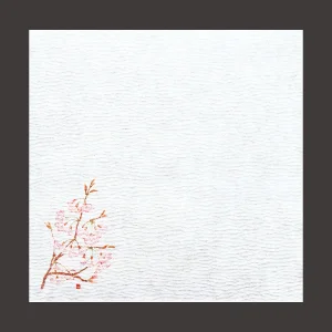 5寸グルメ敷紙  桜  (100枚入)  (W64750)