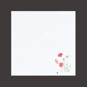 4寸雲竜敷紙  こすもす  (100枚入)  (W64829)