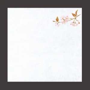 四季耐油天紙(小)桜 (100枚入)  (W64915)