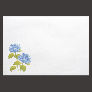 尺5雲竜和紙懐石まっと 四季 紫陽花  (100枚入)  (W65031)