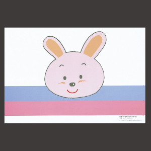 尺3お子様まっと  うさぎ  (100枚入)  (W65081)