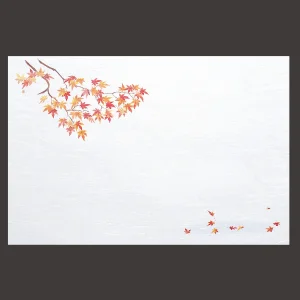 尺3雲竜和紙懐石まっと 枯淡 紅葉  (100枚入)  (W65205)