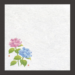 新・濡れ奉書紙  紫陽花  (100枚入)  (W65397)