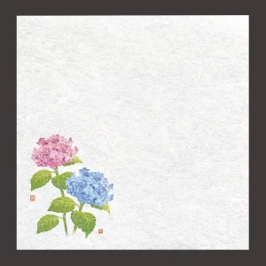 新・濡れ奉書紙  紫陽花  (100枚入)  (W65397)