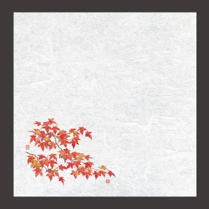新・濡れ奉書紙  紅葉  (100枚入)  (W65406)
