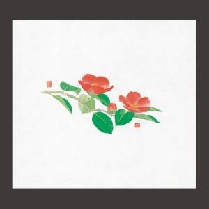 遠赤保鮮紙 (大) 椿 (100枚入)  (W65499)