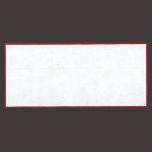 貼り合わせ 紅白懐敷 長角(小) (100組入)  (W65762)