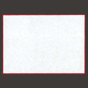 貼り合わせ 紅白懐敷 長角(大)  (100組入)  (W65763)