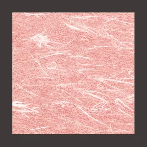 両面ラミ敷紙 紅梅色 (10cm角)   (100枚入)  (W65773)