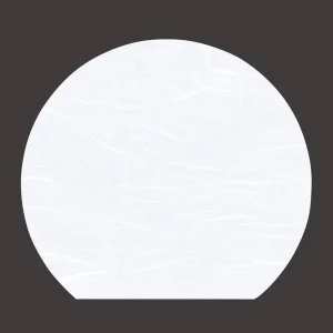 尺3半月懐石まっと 白色  (100枚入)  (W65910)