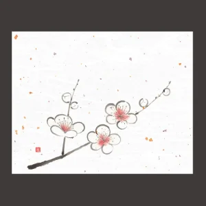 4x5寸花風情 梅  (100枚入)  (W65966)