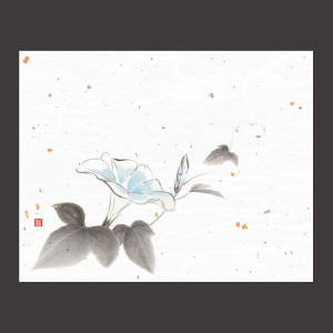 4x5寸花風情 朝顔  (100枚入)  (W65971)