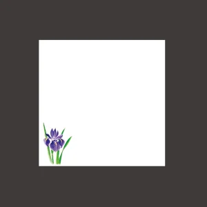 ミニ耐油天紙 菖蒲 (100枚入)  (W66356)
