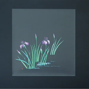 四季クリアシート 菖蒲 (200枚入)  (W66418)