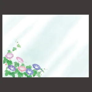 尺3四季彩まっと 花雅(はなみやび) 朝顔  (100枚入)  (W66455)
