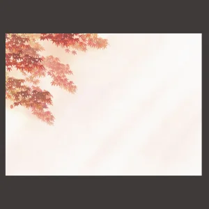 尺3四季彩まっと 花雅(はなみやび) 赤もみじ  (100枚入)  (W66457)