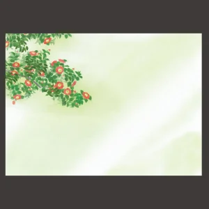 尺3無四季彩まっと 花雅(はなみやび) 椿  (100枚入)  (W66458)