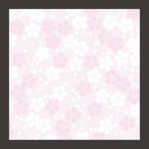4寸花小紋敷紙 うめ  (100枚入)  (W66498)