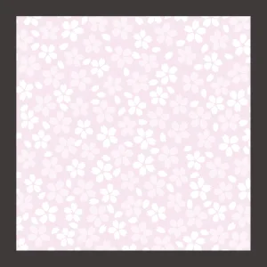 5寸花小紋敷紙 さくら  (100枚入)  (W66495)