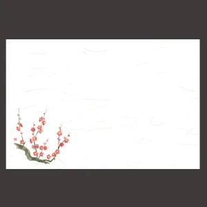 尺3 四季彩まっと 花便り 梅  (100枚入)  (W66624)