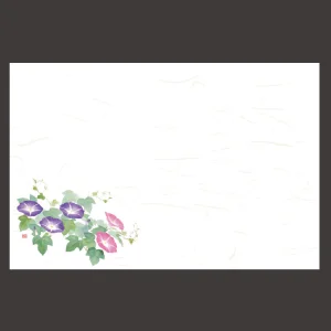 尺3四季彩まっと 花便り 朝顔  (100枚入)  (W66629)