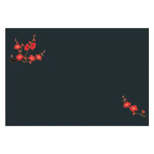 尺3四季彩まっと 幽玄の華 梅 (50枚入)  (W66766)