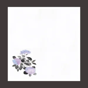 花宴耐油天紙 紫陽花 4寸 (100枚入)  (W68611)