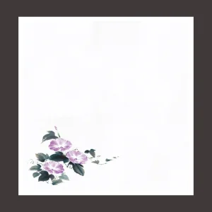 花宴耐油天紙 朝顔 4寸 (100枚入)  (W68613)