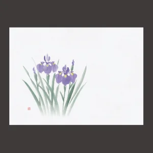 四季彩鮮度保持紙 菖蒲 (100枚入)  (W69005)