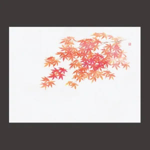 四季彩鮮度保持紙 紅葉 (100枚入)  (W69013)
