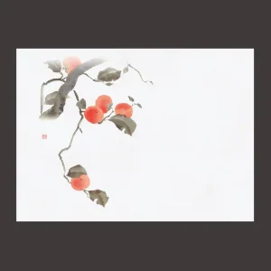 四季彩鮮度保持紙 柿 (100枚入)  (W69015)
