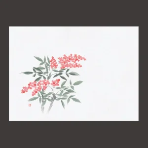 四季彩鮮度保持紙 南天 (100枚入)  (W69019)