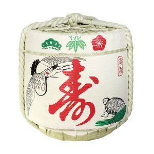 かざり 祝 菰樽  寿  鶴亀  (W56684)