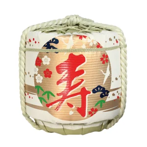 かざり 祝 菰樽  寿  飛び鶴  (W56685)