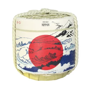 かざり 祝 菰樽  日の丸 富士  (W56688)