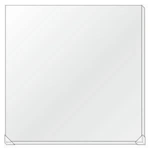 工事名看板無地セット サイズ:1100×1100mm (302-29)