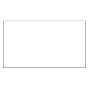 薄型許可票5点用無地パネル (302-52)