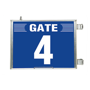 突出し式ゲート標識 GATE4 (305-84)
