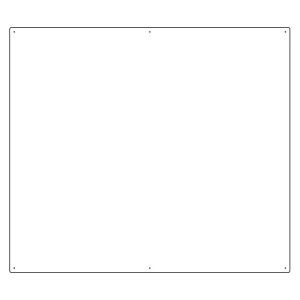 安全掲示板 (木製) 用 パネルのみ 表示内容: (N) 白無地 (314-23)