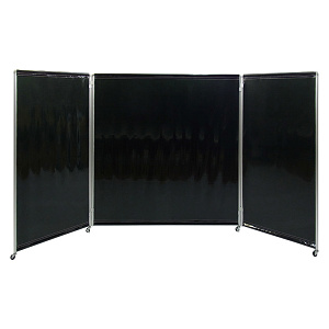 溶接用パーテーション 遮光用 3面タイプ 3490×1800 (383-69)