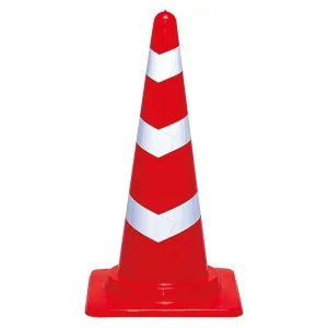 反射コーン 700mmH 赤 (385-07A)