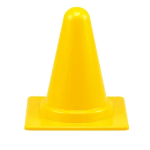 ミニミニコーン 300mmH 黄 (385-87A)